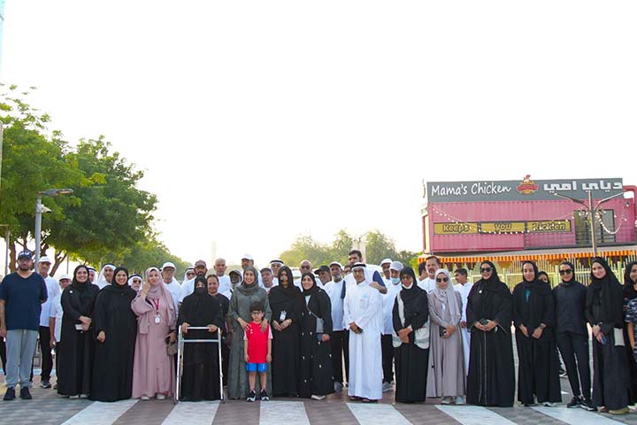 حصة بوحميد تشارك كبار المواطنين وأسرهم فعاليات تحدي دبي للياقة