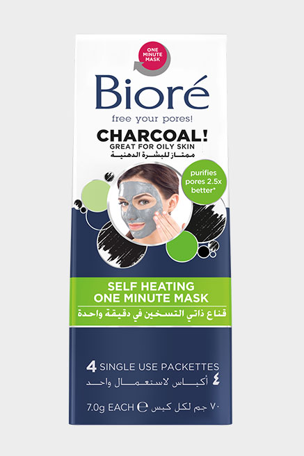 «Bioré’s Self Heating One Minute Mask»