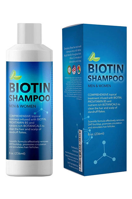 شامبو البيوتين "Biotin" لتحفيز نمو الشعر