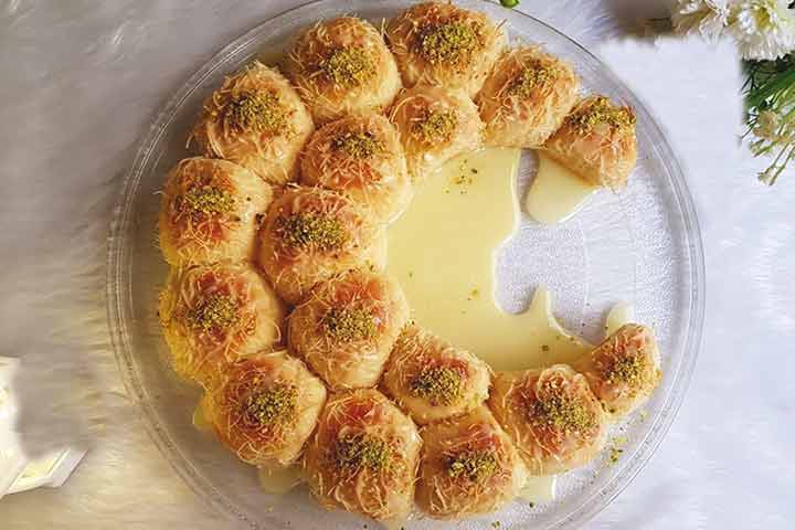خلية الجبن بالكنافة.. من وصفات السيدة مريم النقبي