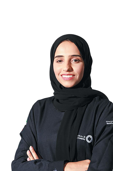 ليلى الظاهري، مهندسة مفاعل في شركة نواة للطاقة التابعة لمؤسسة الإمارات للطاقة النووية