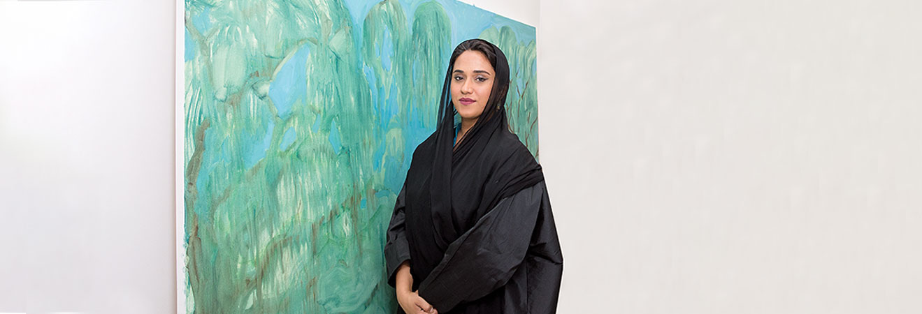 الفنانة التشكيلية علياء لوتاه: أمنيتي تأسيس مدرسة لتعليم الفنون