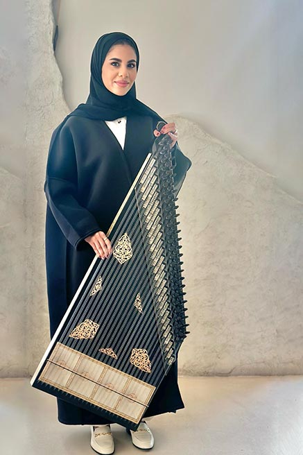 مريم الشالوبي: عزفي على آلة القانون في المناسبات المختلفة يحمل هدفاً