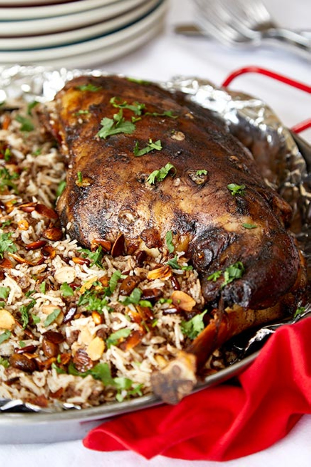 الفخذ والأرز و5 بهارات