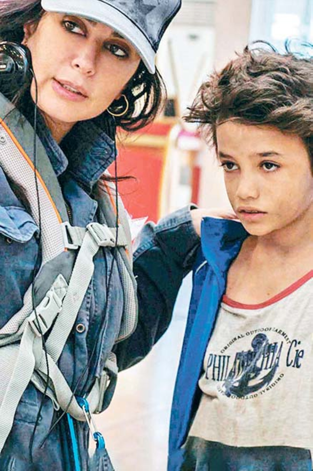 نادين لبكي مع زين في فيلم كفرناحوم