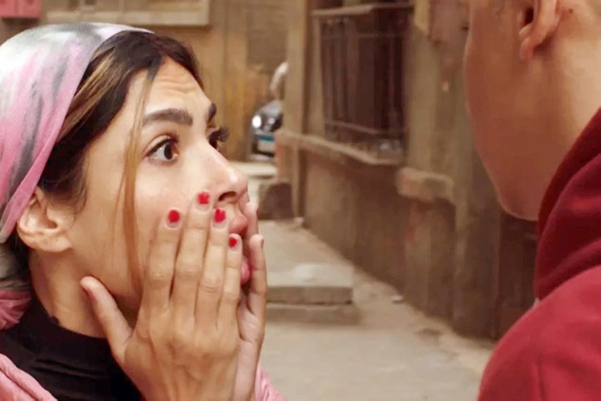 هدى المفتي في مشهد  من مسلسل 