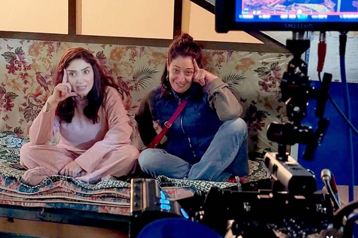 اثناء تصوير 