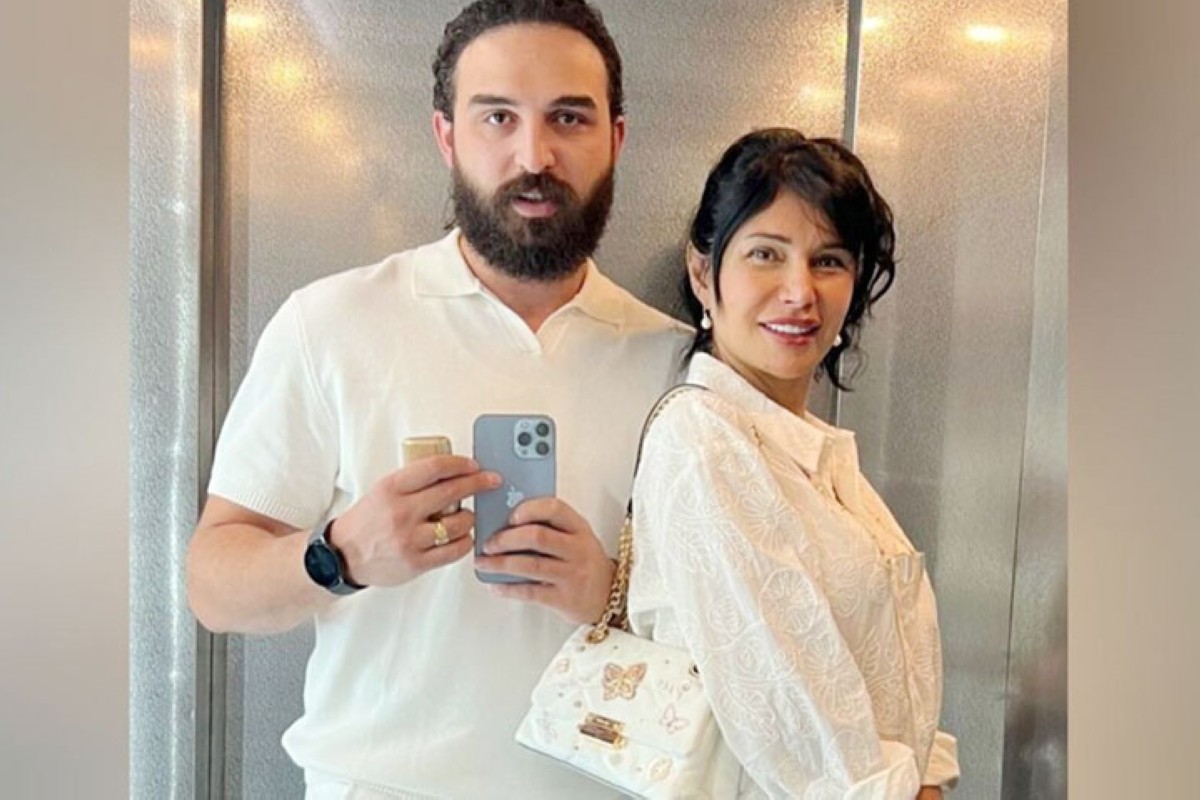 رشا شربتجي وزوجها