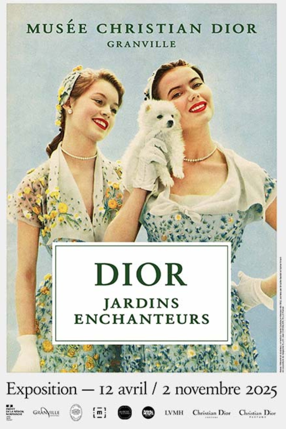 ملصق معرض الحدائق الساحرة