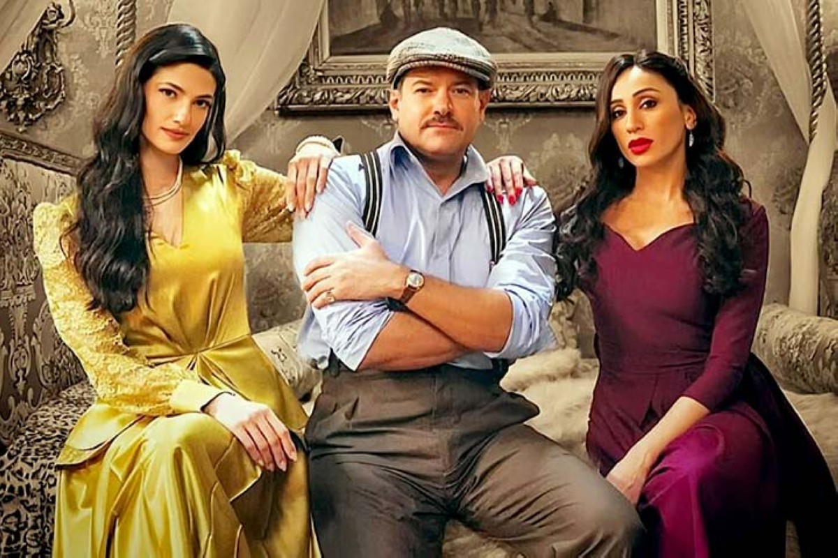 مع عمرو يوسف وتارا عماد في فيلم 