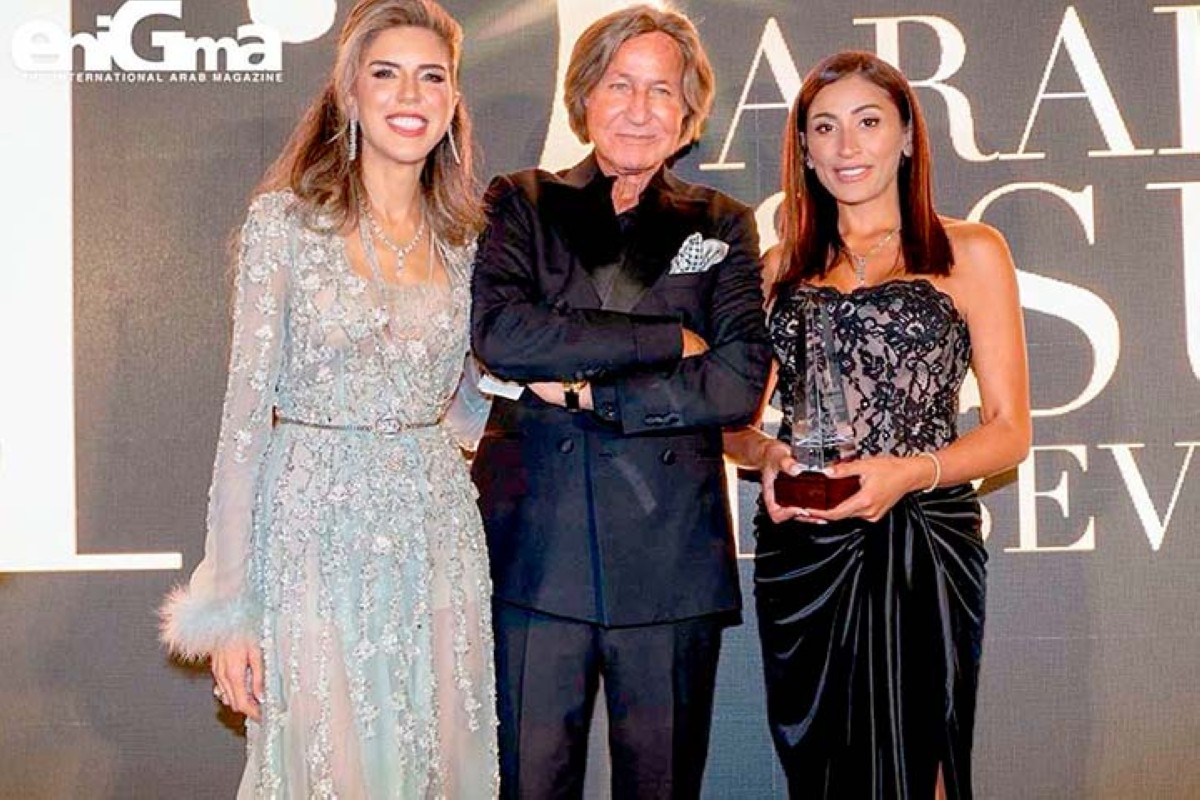 أثناء تكريمها في الولايات المتحدة الامريكية