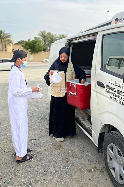 شيخة المسماري في ميدان التطوع