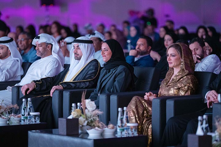 خلال حفل افتتاح مهرجان الشارقة السينمائي الدولي للأطفال والشباب 2022