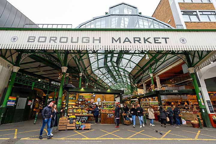 جولة في سوق Borough Market التاريخية بوسط لندن